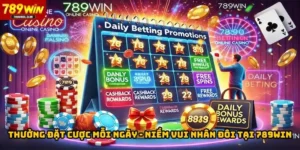 thưởng đặt cược mỗi ngày 789win